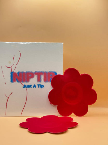 NipTips™ Tap-to-Tip Adhesive Covers  Glitter & Heart Designs | Festival & Performer Accessory
