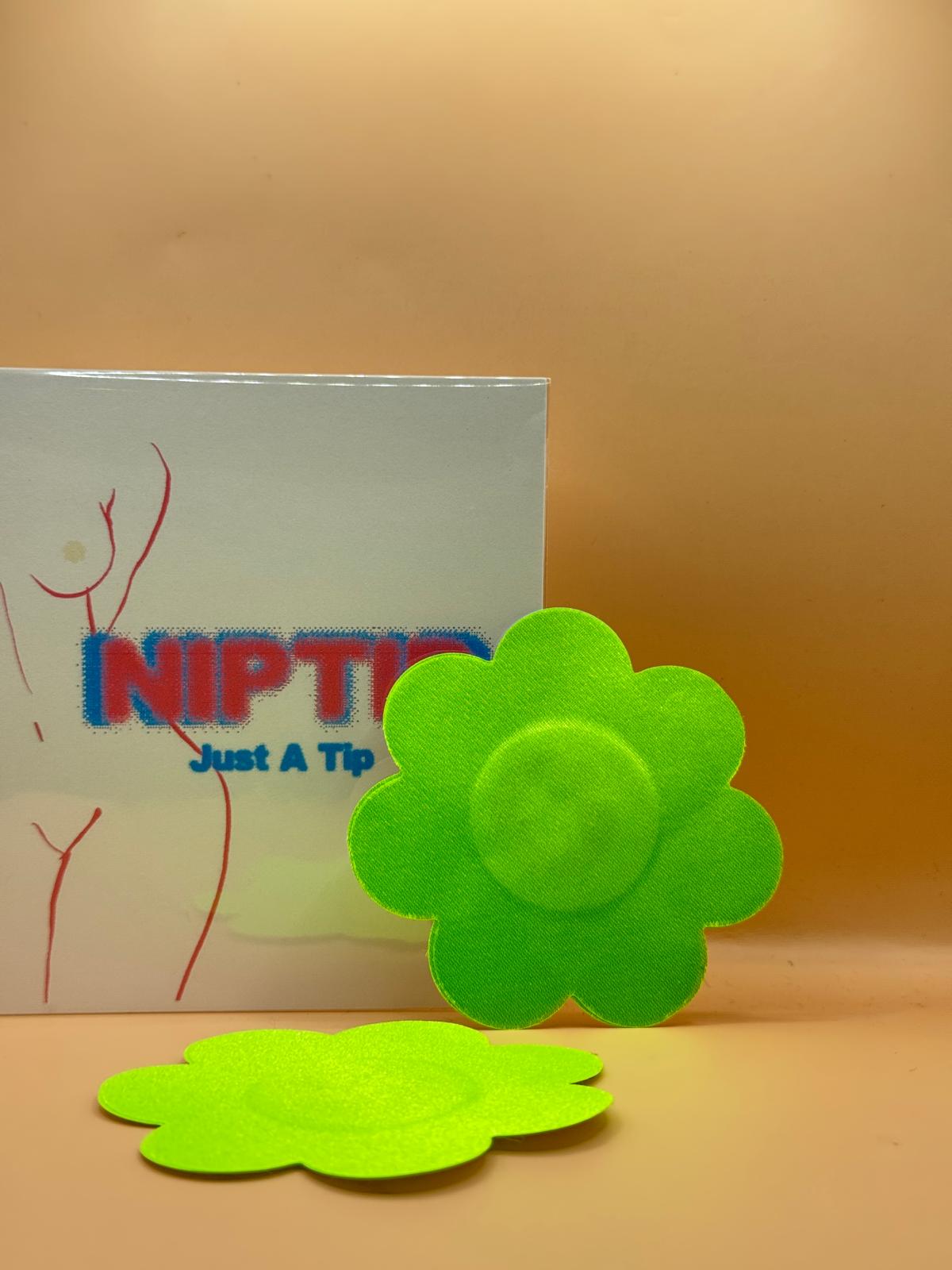 NipTips™ Tap-to-Tip Adhesive Covers  Glitter & Heart Designs | Festival & Performer Accessory